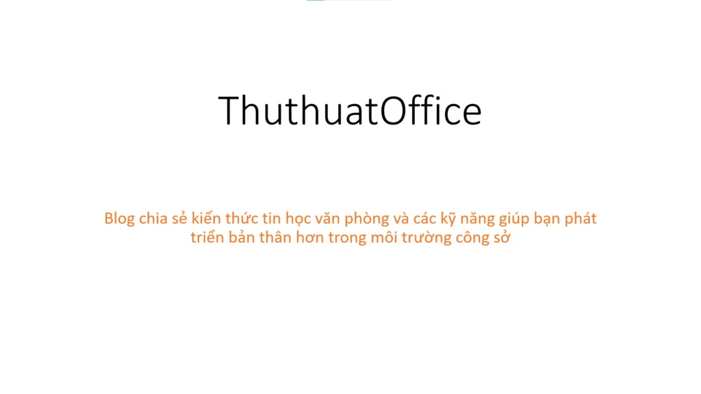 Tạo 2 Hiệu Ứng Trong PowerPoint 2010 