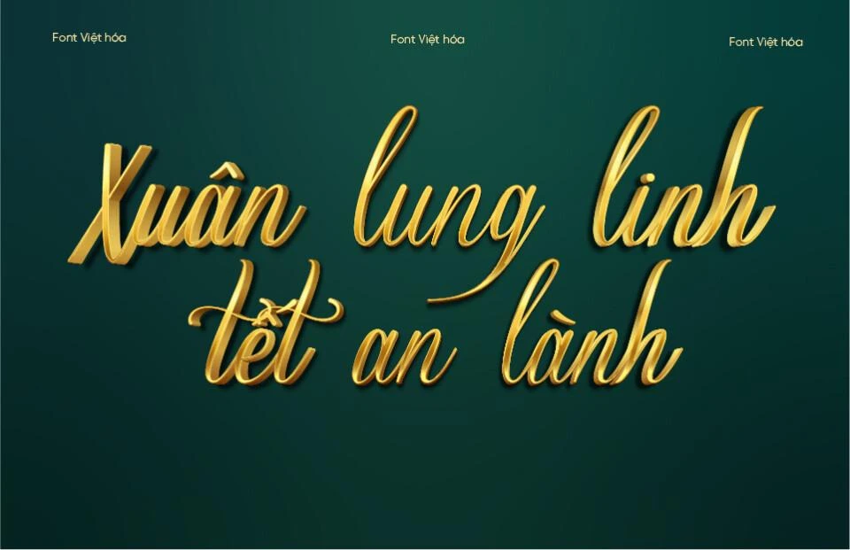 Font Sverige Script Việt Hóa