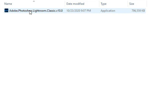Download Lightroom Classic 2021