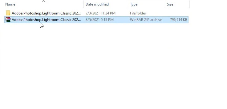 Download Lightroom Classic 2021