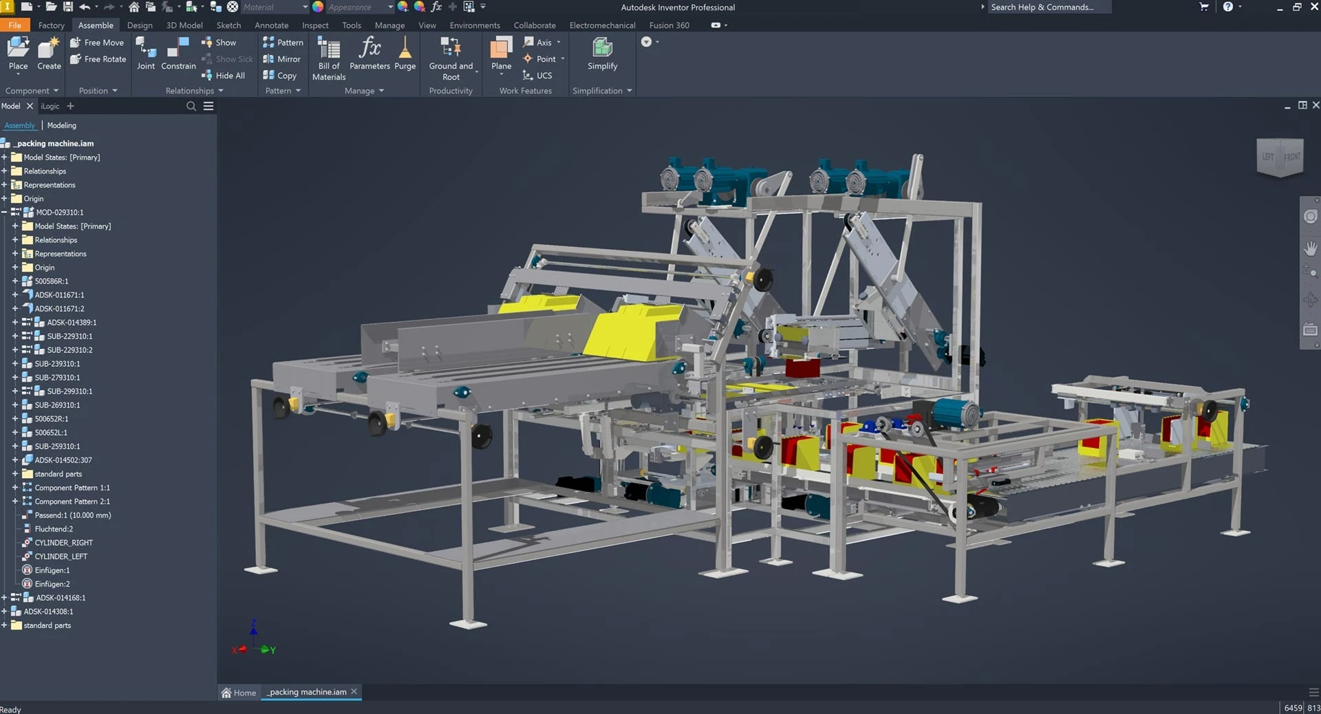 Hình ảnh khi sử dụng Autodesk Inventor 2024