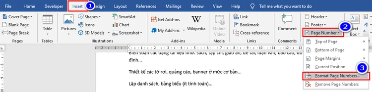 4 Cách Đánh Số Trang Trong Word