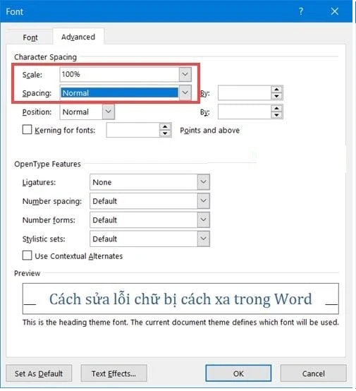 Cách Khắc Phục Lỗi Giãn Chữ Trong Word 2010