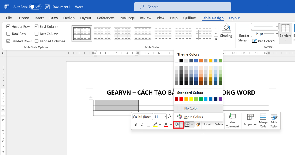 Hướng Dẫn Cách Kẻ Ô Trong Word Chuyên Nghiệp, Đơn Giản