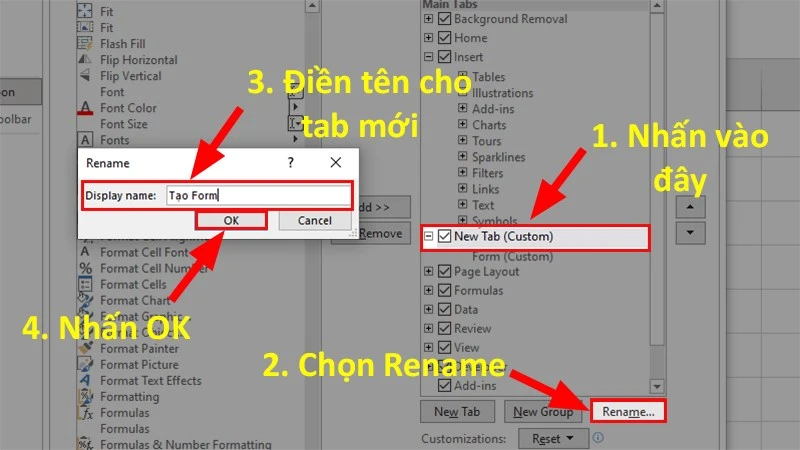 Hướng Dẫn Nhập Dữ Liệu Trong Excel Bằng Form Tự Tạo