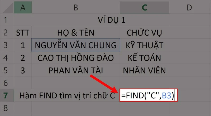 Hướng Dẫn Sử Dụng Hàm Dò Tìm Ký Tự Trong Excel