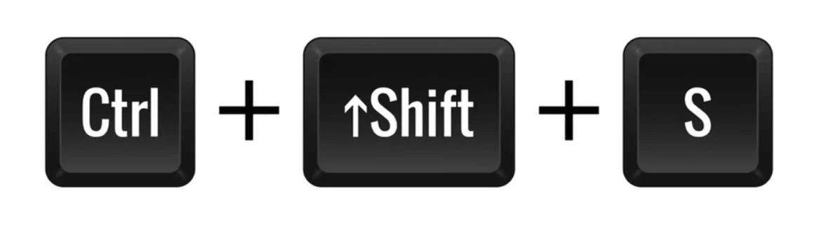 Nhấn tổ hợp phím Ctrl + Shift + S