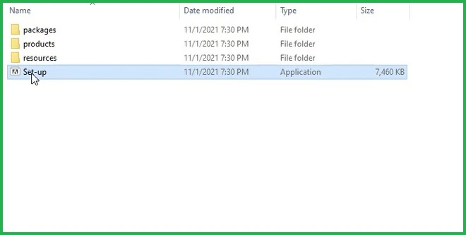 Chạy file Setup để bắt đầu quá trình cài đặt