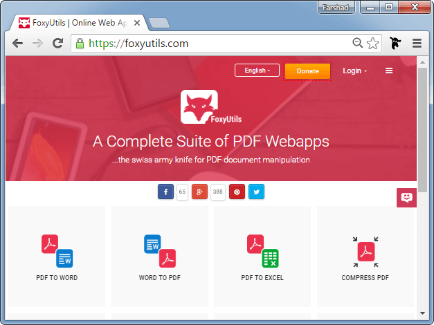 Foxy Unlock PDF dùng brute-force để bẻ khóa mật khẩu file PDF