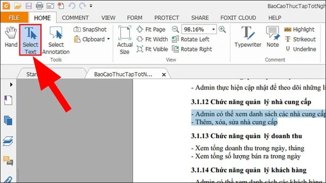 Nhấn tổ hợp phím tắt “Alt + 6”