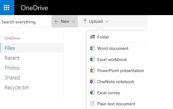 Mở file Word trên OneDrive