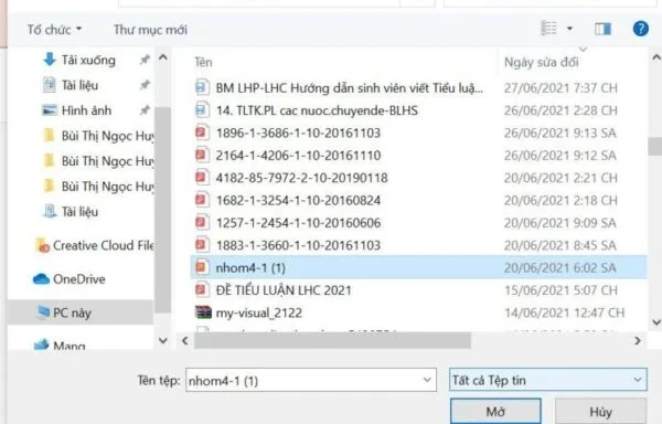 Chọn một file PowerPoint mà bạn muốn chuyển đổi sang ảnh