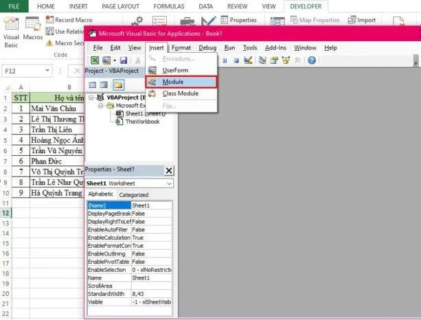 Bỏ dấu trong Excel bằng hàm VBA