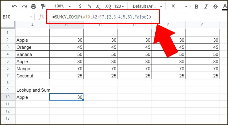 Hàm SUM - Tổng hợp giá trị trong Excel