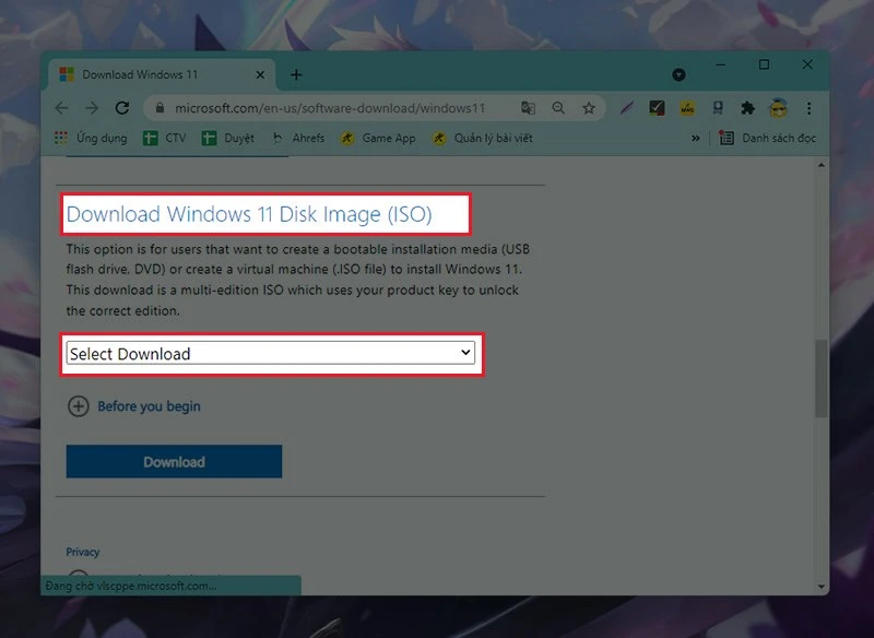 Download Windows 11 Disk Image (ISO)