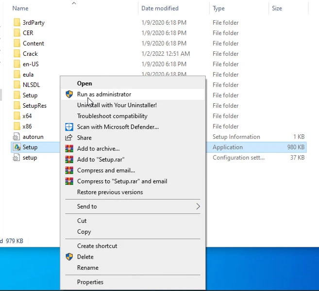 Chạy file setup Autodesk 3DS Max 2018