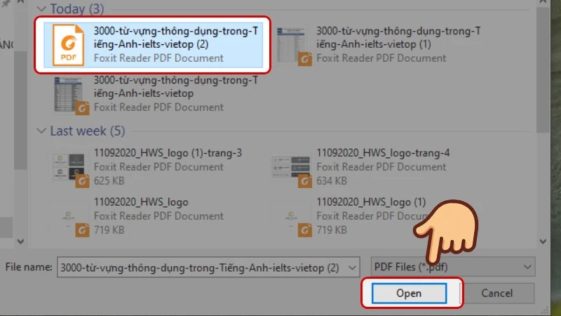 Tải file cần mở khóa lên 