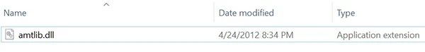 Sao chép tệp tin amtlib.dll