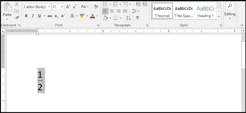Trọn bộ các cách viết phân số trong Word đơn giản và dễ dàng