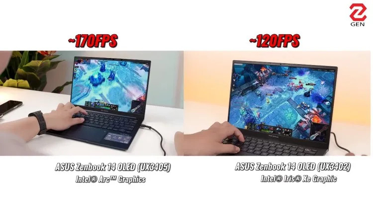 Hệ thống tản nhiệt ASUS Zenbook 14 OLED (UX3405)
