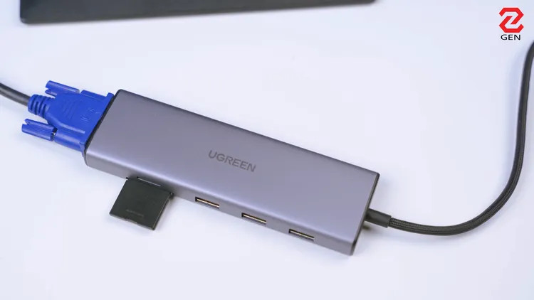 Thiết kế nhỏ gọn của Hub Ugreen USB C